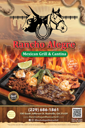 Rancho Alegre Menu